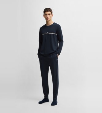 BOSS Navy pyjamas top