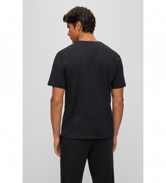 BOSS Camiseta de pijama negro