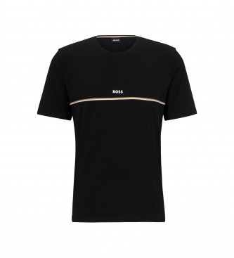 BOSS Camiseta de pijama negro