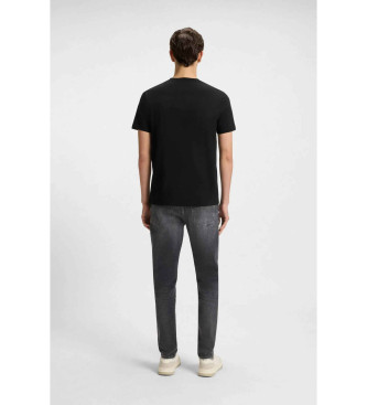 BOSS Sort strikket T-shirt
