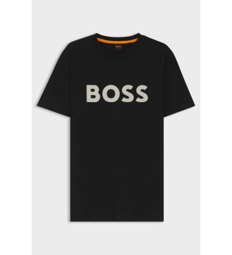 BOSS Sort strikket T-shirt