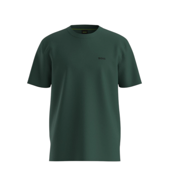 BOSS Camiseta Detalle verde