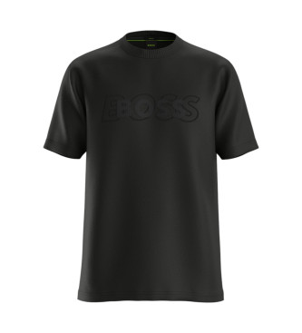 BOSS T-shirt DropNeedle czarny