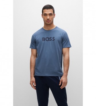BOSS Dynamisk T-shirt bl