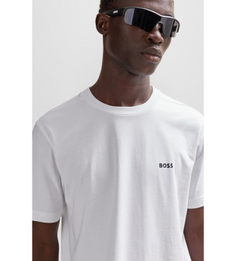 BOSS Elastyczny T-shirt biały