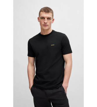 BOSS Elastisk T-shirt sort