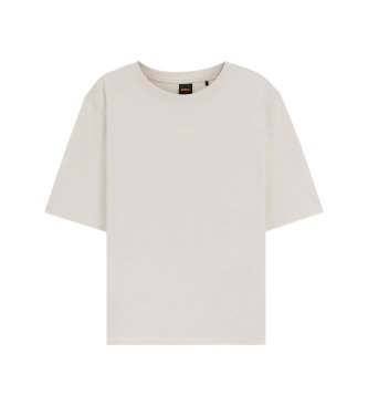 BOSS T-shirt Enis Logo blanc