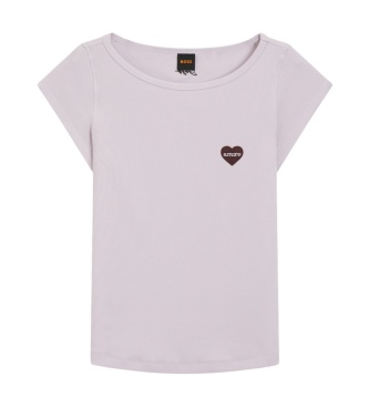 BOSS T-shirt Etine Lilla