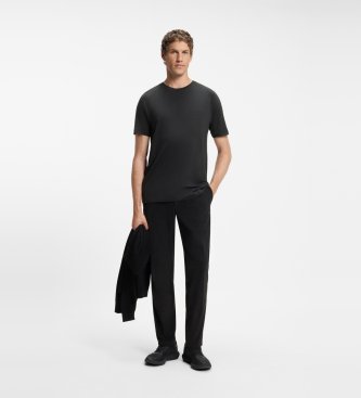 BOSS Dark gray quick-drying t-shirt