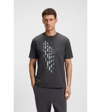BOSS GRX Zone T-shirt donkergrijs