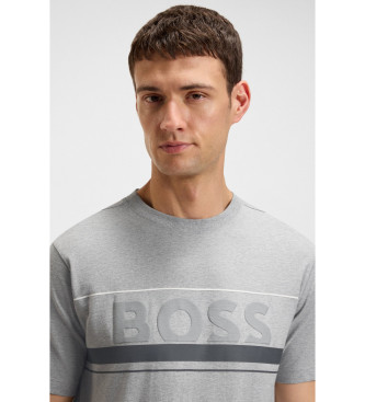 BOSS Iconic Zone T-shirt grey