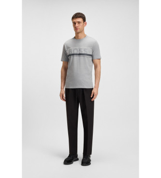 BOSS Iconic Zone T-shirt grey
