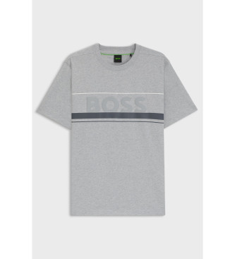 BOSS T-shirt Iconic Zone gris