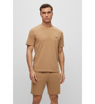 BOSS T-Shirt Brown com logtipo
