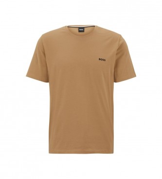 BOSS T-shirt marrone con logo