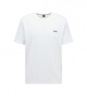 BOSS T-shirt branca com logtipo