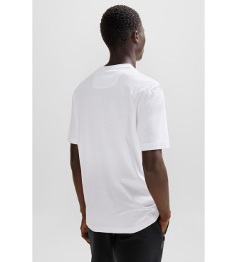 BOSS T-shirt Logo Print blanc