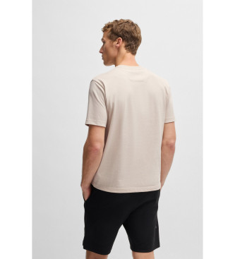 BOSS Logo Fino T-shirt beige