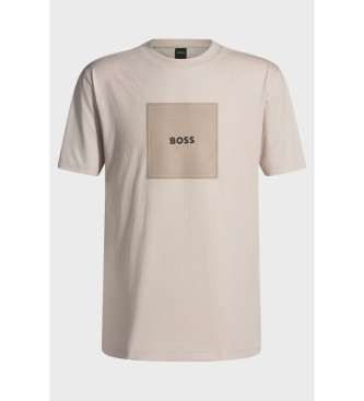 BOSS Logo Fino T-shirt beige