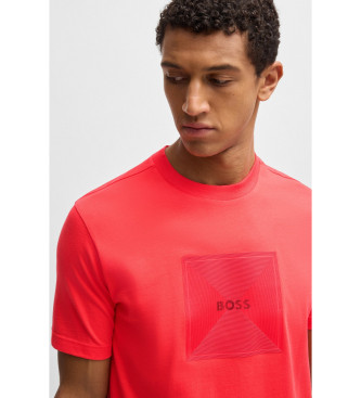 BOSS Logo Fino T-shirt red