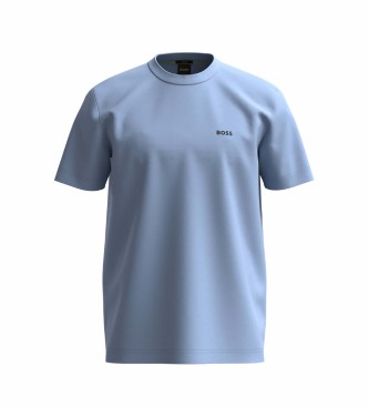 BOSS Logo-T-Shirt blau
