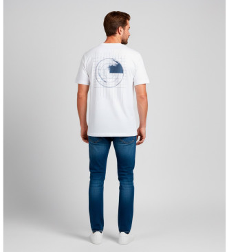 BOSS T-shirt com logtipo branco