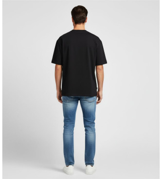 BOSS T-shirt com logtipo preto