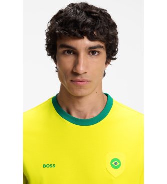 BOSS Lux T-shirt gul