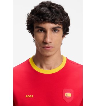 BOSS T-shirt Lux vermelha