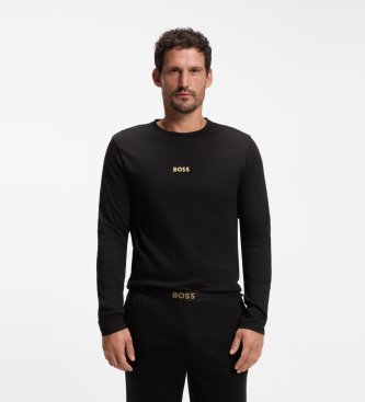BOSS Tee-shirt manches longues Noël noir