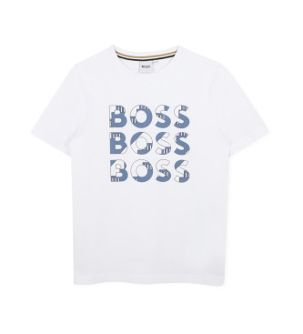 BOSS T-shirt M.c. hvid