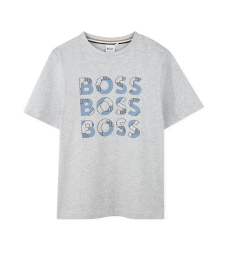 BOSS T-shirt M.c. gris