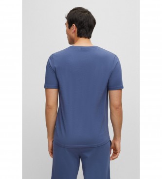 BOSS T-shirt m/c logo poitrine bleu