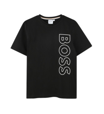 BOSS T-shirt M.c. svart