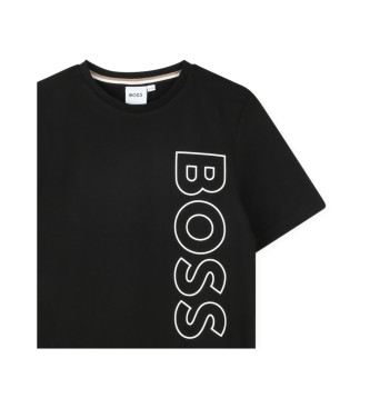 BOSS Camiseta M.c. negro