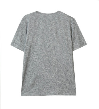 BOSS Mix&Match grey embroidered T-shirt
