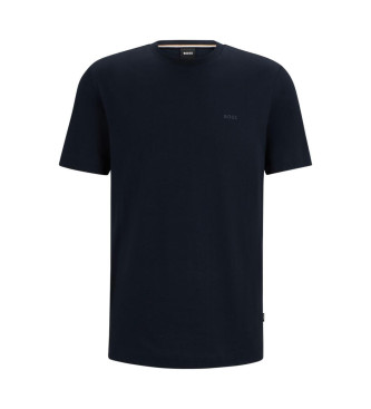 BOSS T-shirt Mix&Match con ricamo blu scuro