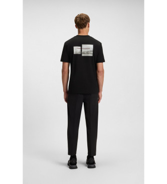 BOSS Fotoprint T-shirt sort