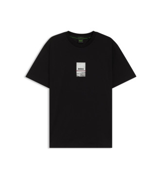 BOSS Fotoprint T-shirt sort