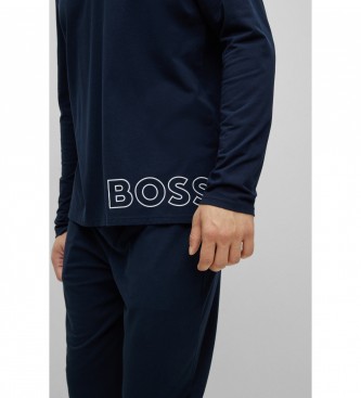 BOSS T-shirt pigiama Navy Identity