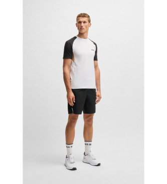 BOSS Camiseta Pique blanco