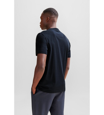 BOSS Regular fit T-shirt with navy logo print