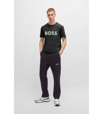 BOSS Camiseta regular fit gris