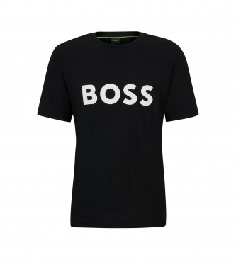 BOSS T-shirt coupe régulière noir