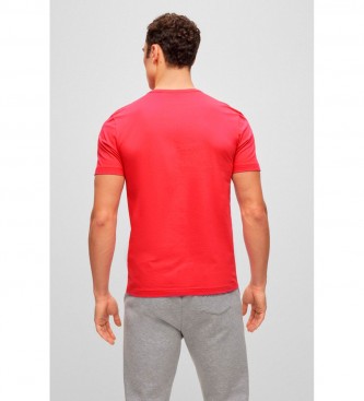BOSS Normaal T-shirt rood