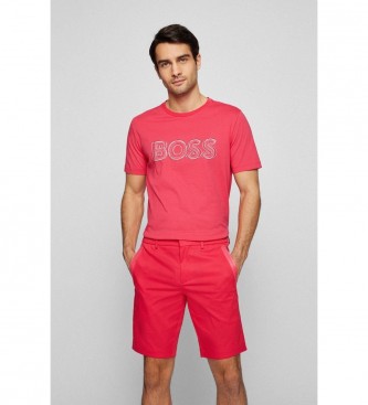 BOSS T-shirt rose  coupe rgulire