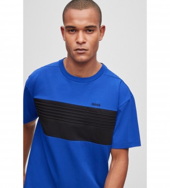 BOSS T-shirt  coupe dcontracte bleu