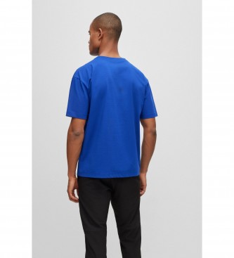 BOSS T-shirt  coupe dcontracte bleu