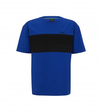 BOSS T-shirt  coupe dcontracte bleu