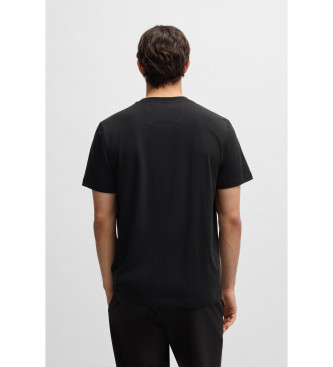 BOSS T-shirt med afslappet pasform og sort logo